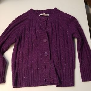 Wool blend cranberry sweater..Nine & co.